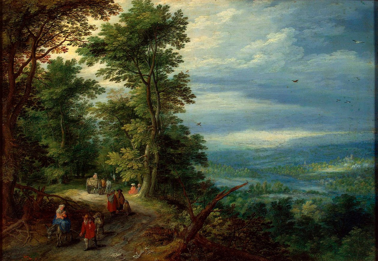 Edge of the Forest The Flight into Egypt, 1610 by Jan Brueghel the Elder
