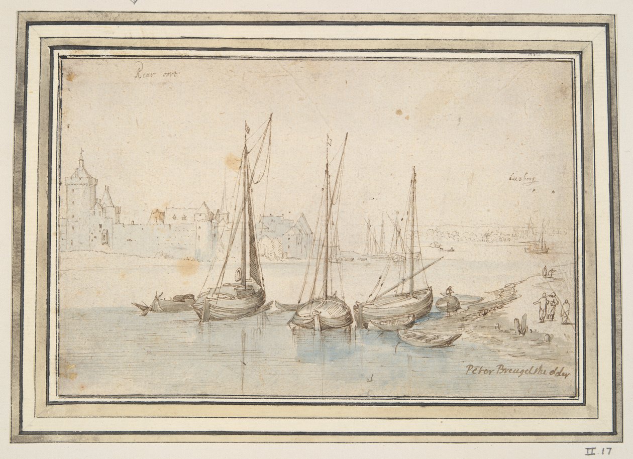 View of Ruhrort and Duisburg by Jan Brueghel the Elder