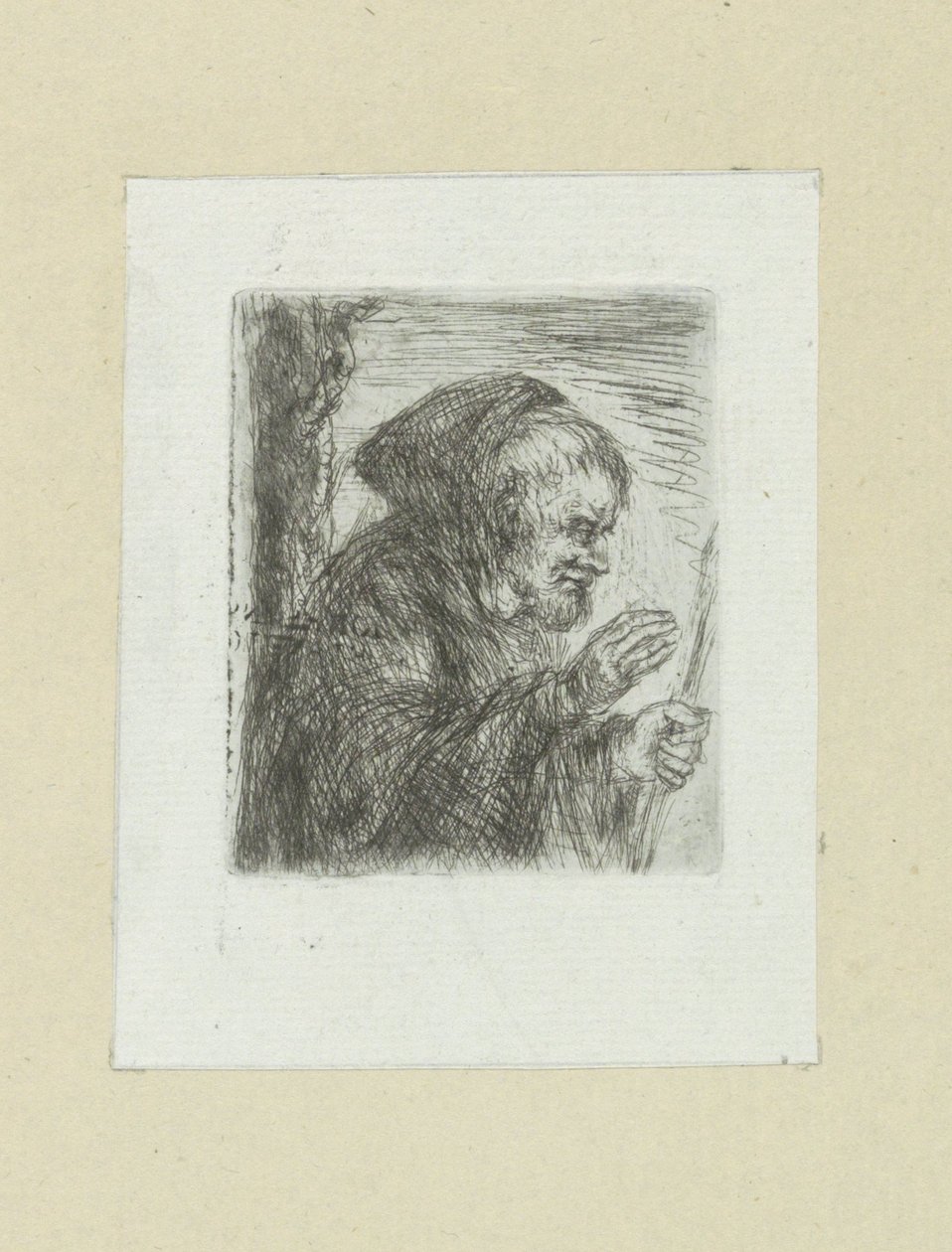Hermit (The Compleat Work of Etchings by John Chalon) by Jan Chalon