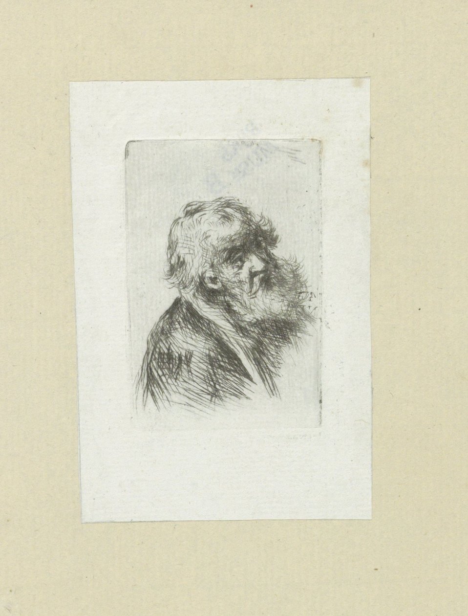 Old Man with Beard by Jan Chalon