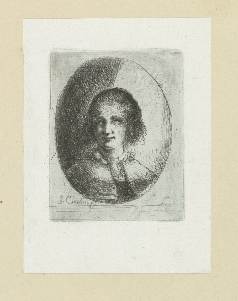 Portrait of Christina Chalon by Jan Chalon