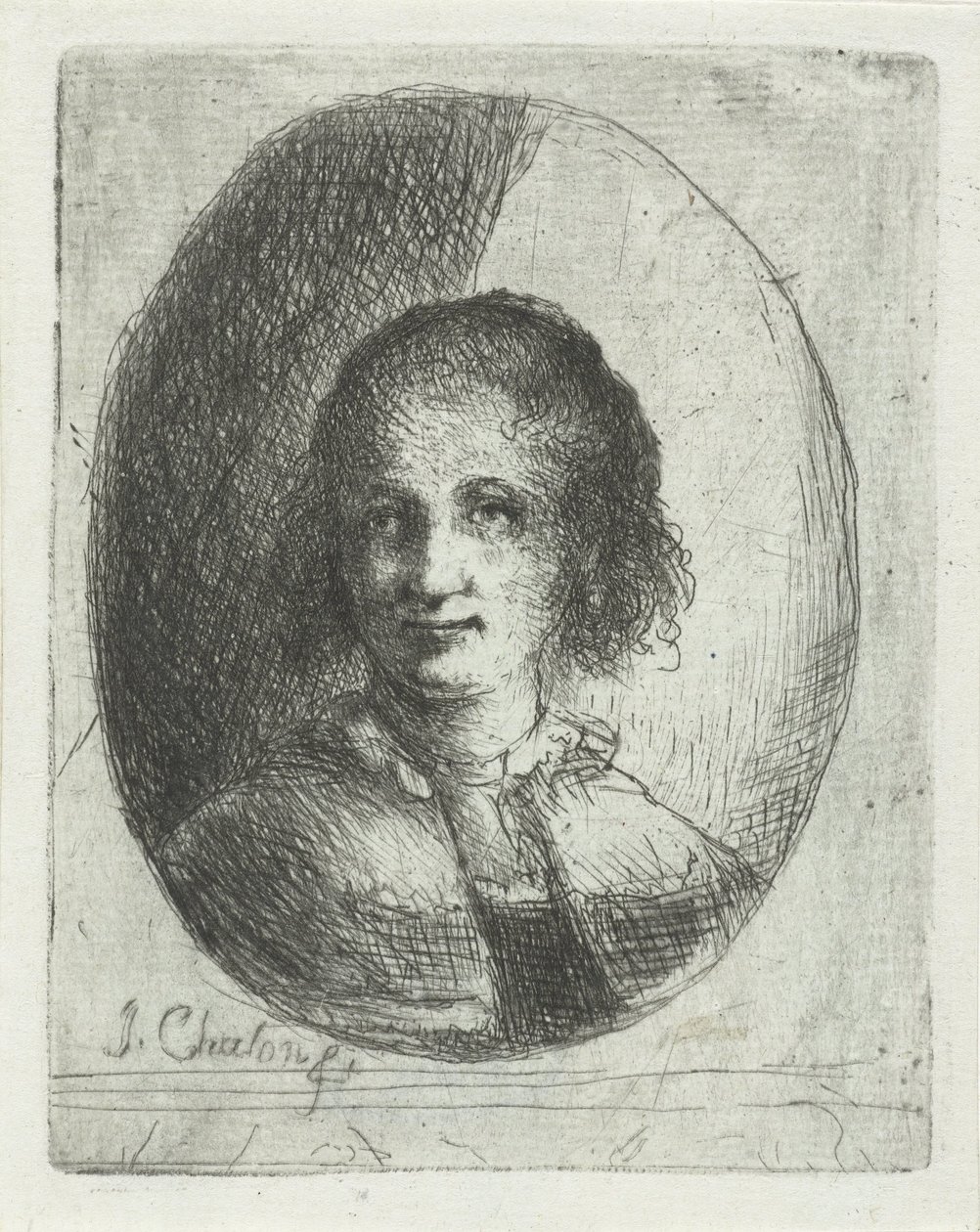 Portrait of Christina Chalon by Jan Chalon