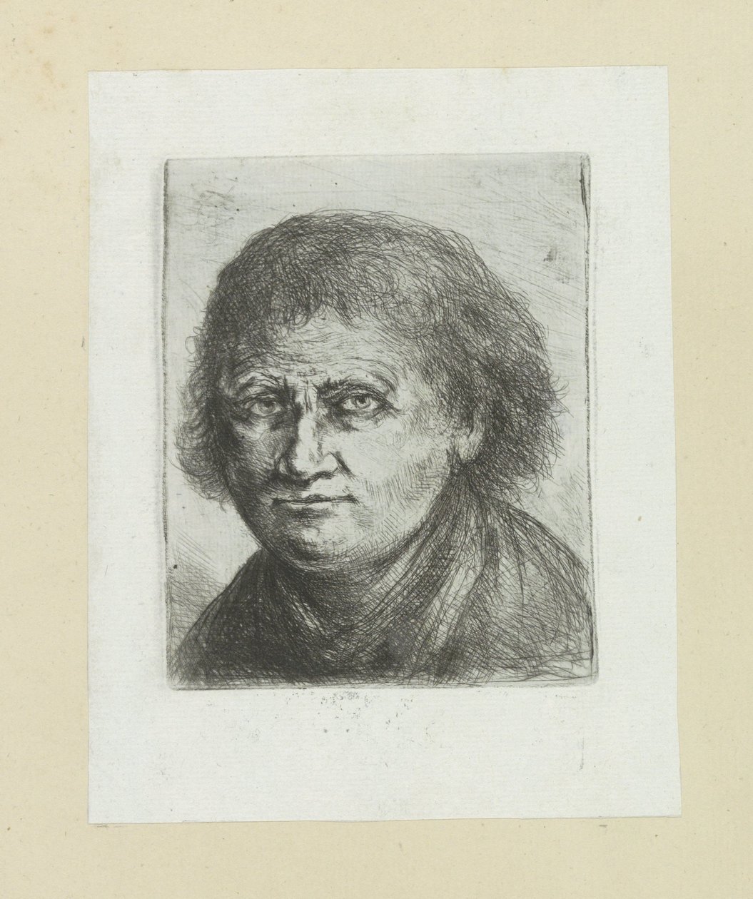 Adult Man, Facing Left by Jan Chalon