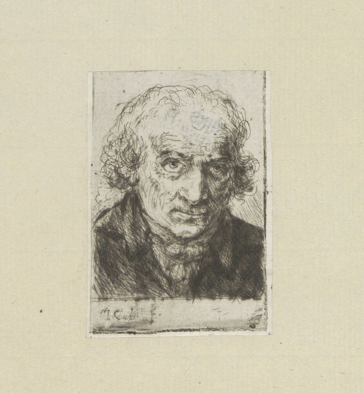 Adult Man, Facing Right by Jan Chalon