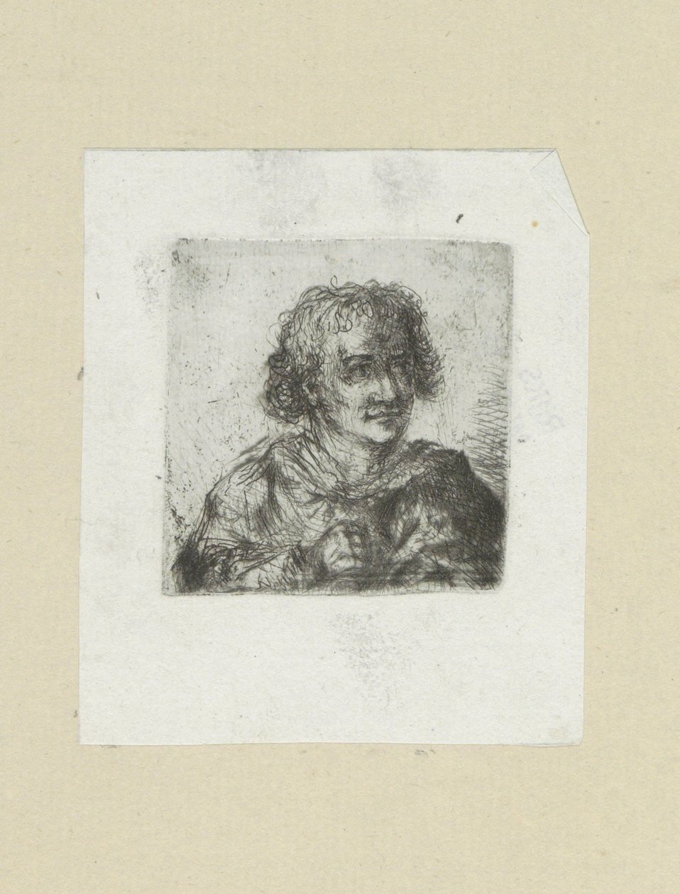 Adult Man, His Right Hand Visible by Jan Chalon