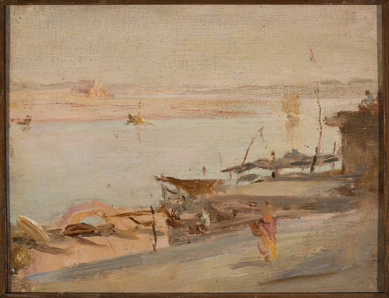 Benares, Ganges. From a Journey to India by Jan Ciągliński