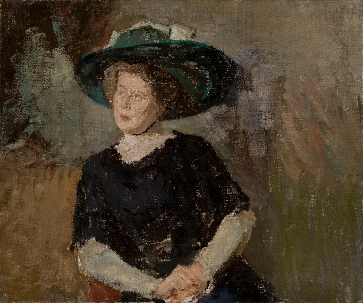 Lady in a Hat by Jan Ciągliński
