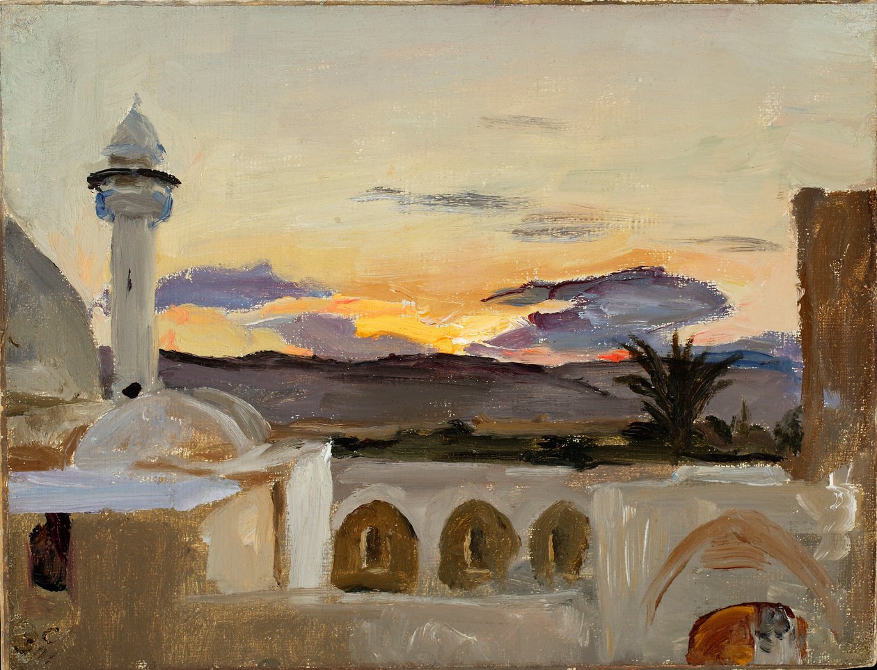Jenin in Samaria. From a Journey to Palestine by Jan Ciągliński