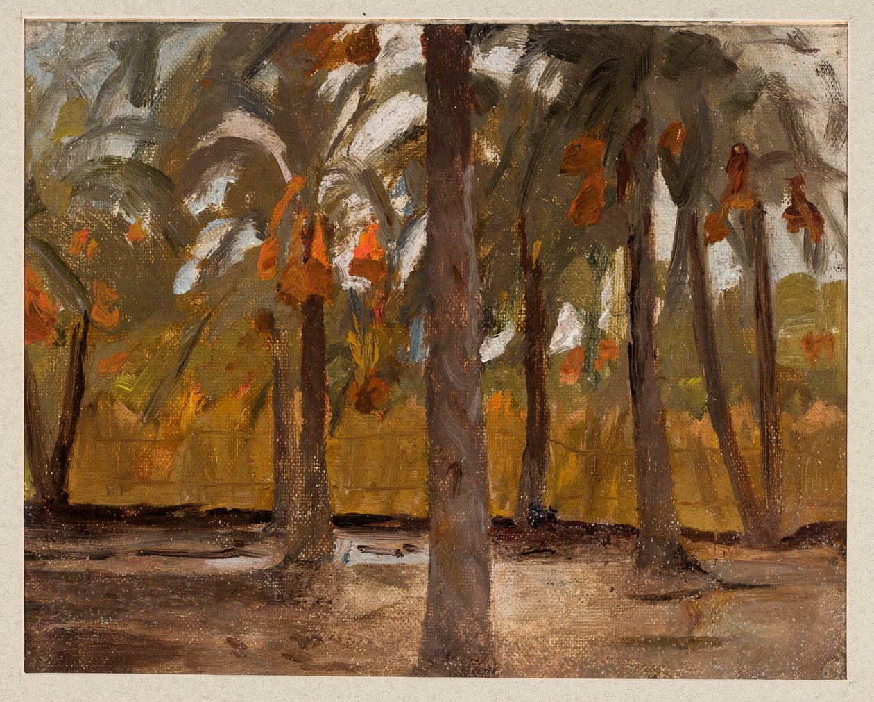 Egyptian Palm Forest. From a Journey to Egypt by Jan Ciągliński