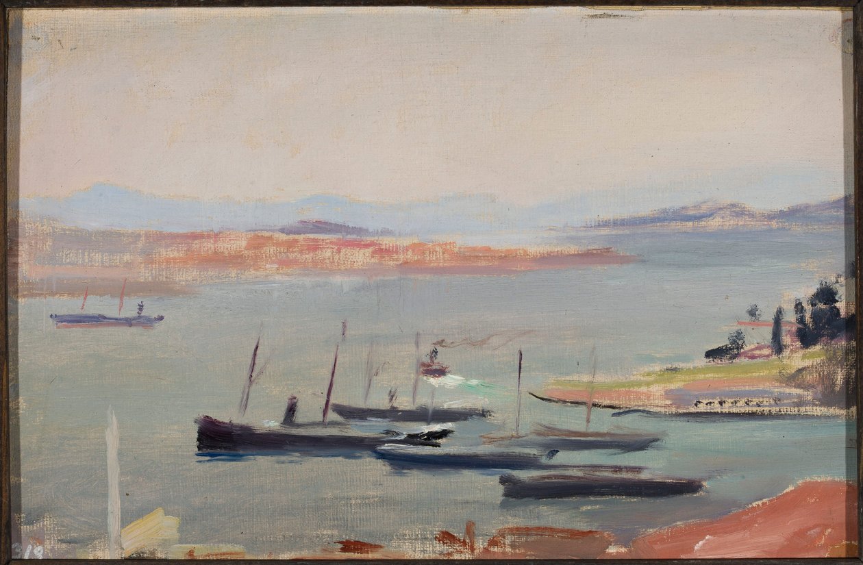 On the Ship, at the Entrance to the Bosphorus. From a Journey to Constantinople by Jan Ciągliński