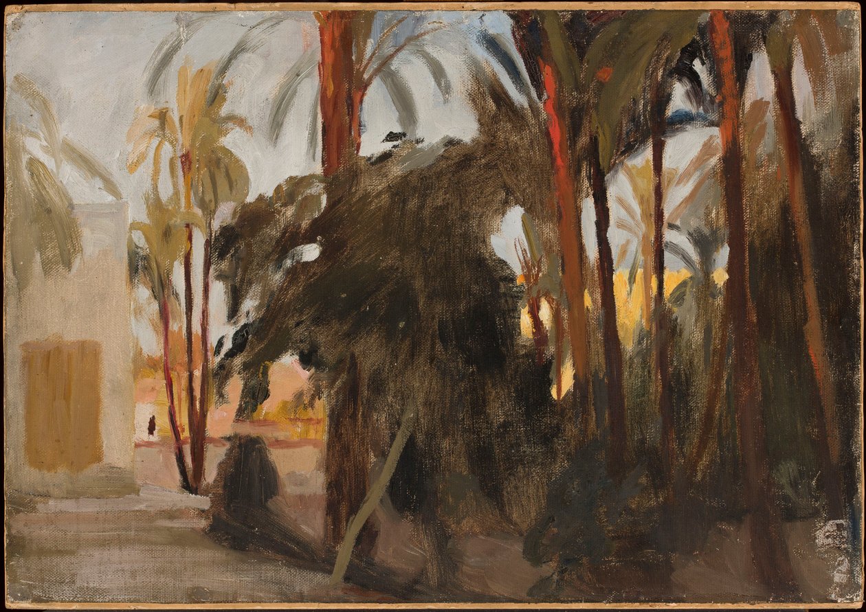 Garden - Act of the Desert. From a Journey to Egypt by Jan Ciągliński