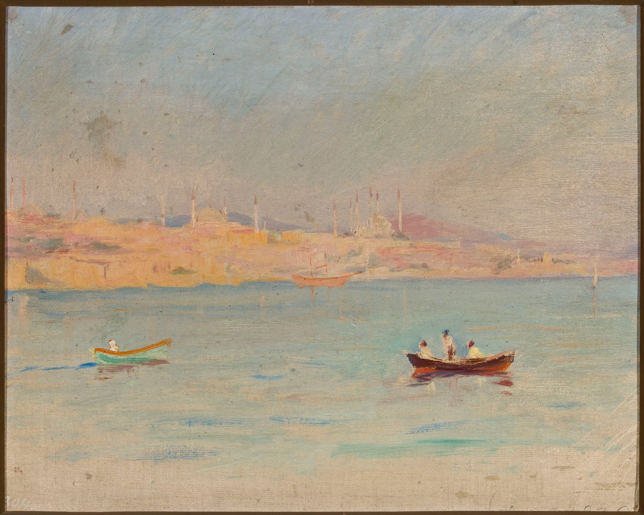 Marine Landscape. From a Journey to Constantinople by Jan Ciągliński