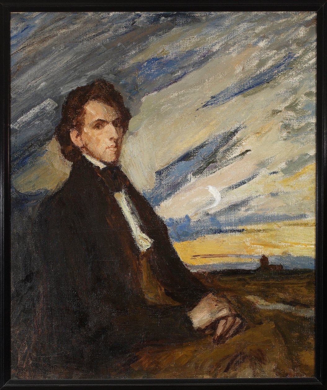 Portrait of Fryderyk Chopin by Jan Ciągliński