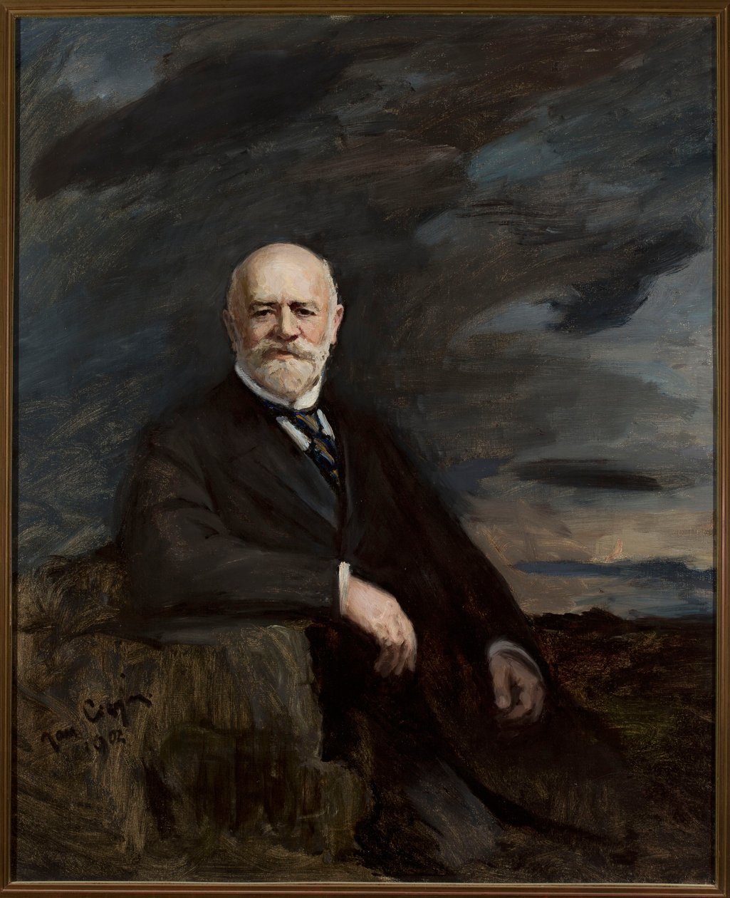 Portrait of Jan Bloch by Jan Ciągliński