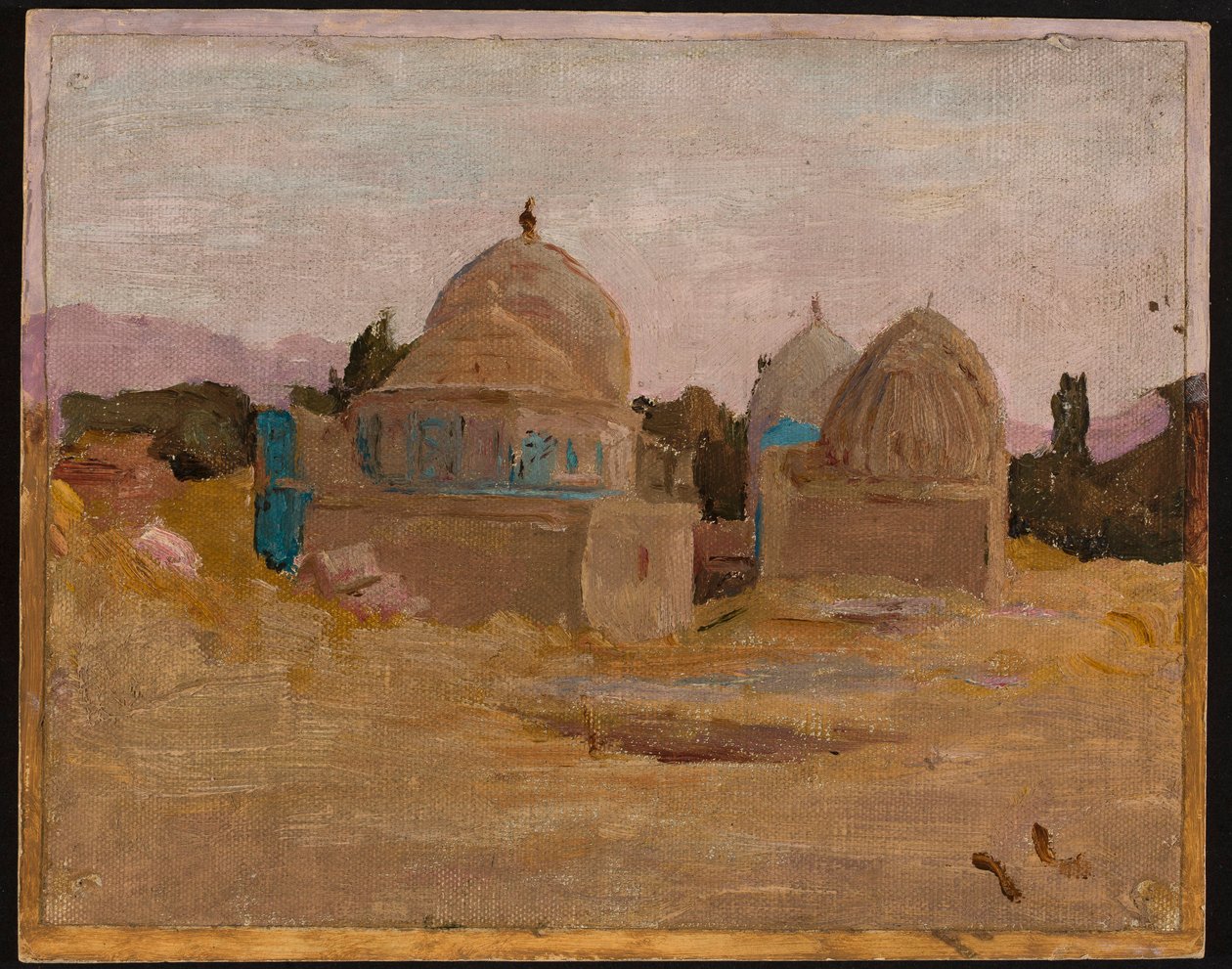 Samarkand - Shah-i-Zinda Mosque. From a Journey to Turkestan by Jan Ciągliński