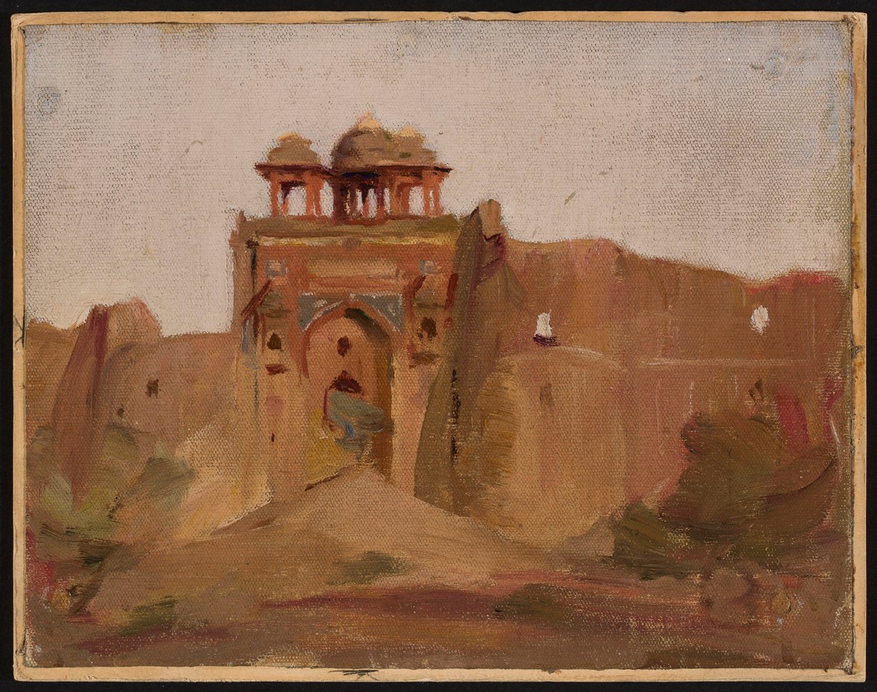Temple. From a Journey to India by Jan Ciągliński