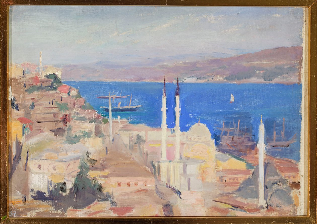 View of the Port in Constantinople. From a Journey to Constantinople by Jan Ciągliński