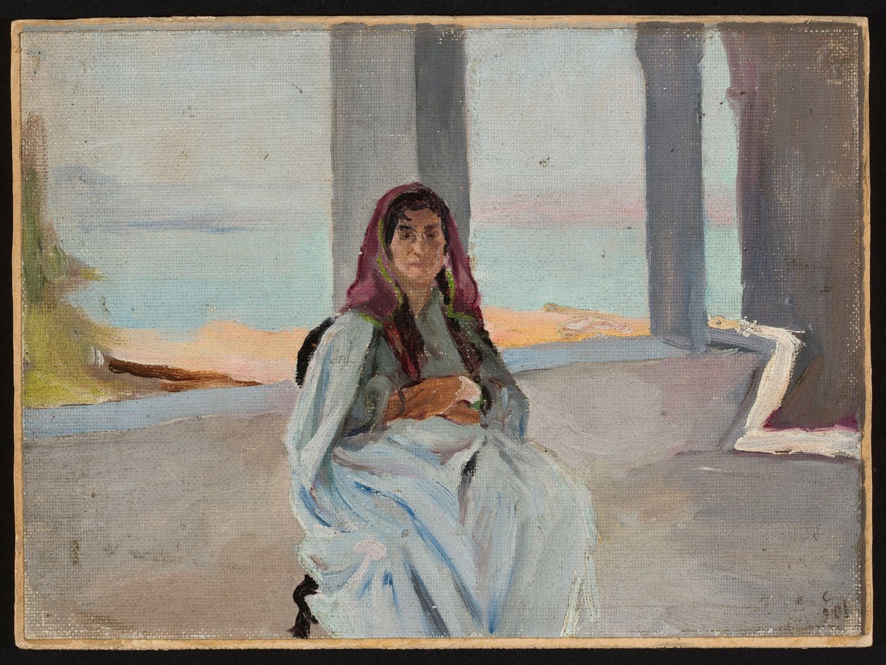 Jewess from Tiberias. From a Journey to Palestine by Jan Ciągliński