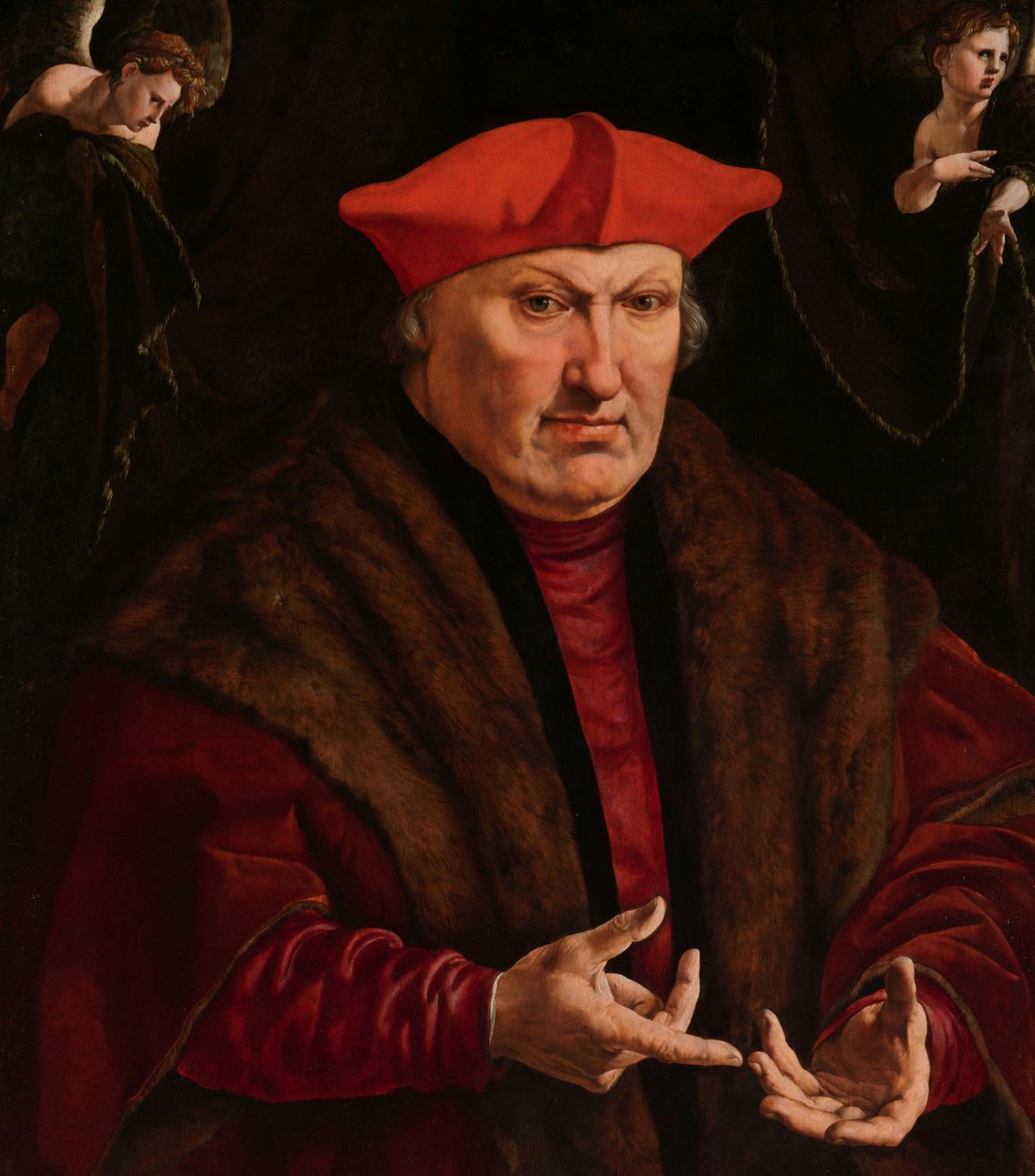 Portrait of Erard de la Marck by Jan Cornelisz Vermeyen