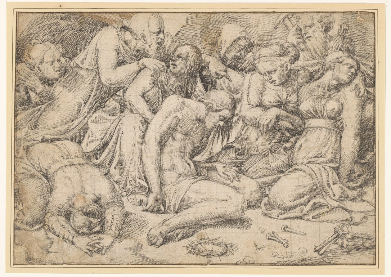 The Lamentation of Christ by Jan Cornelisz Vermeyen