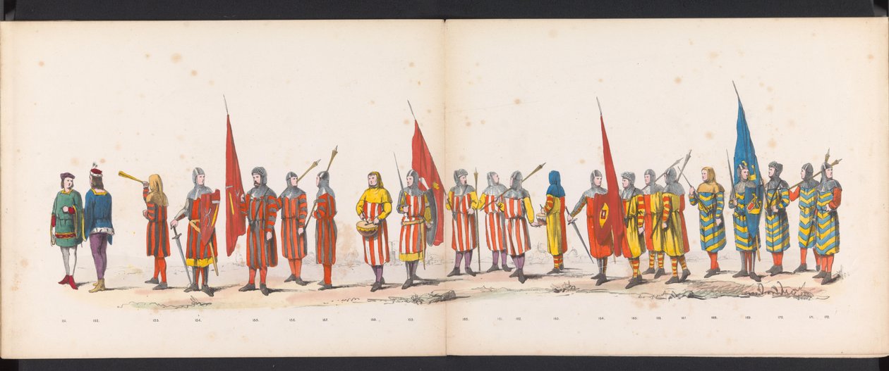 Masquerade of the Leiden Students, 1865 (plate 13) by Jan Daniël Cornelis Carel Willem baron de Constant Rebecque