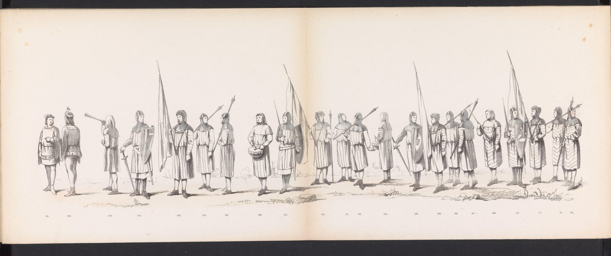 Masquerade of the Leiden Students, 1865 (Plate 13) by Jan Daniël Cornelis Carel Willem baron de Constant Rebecque