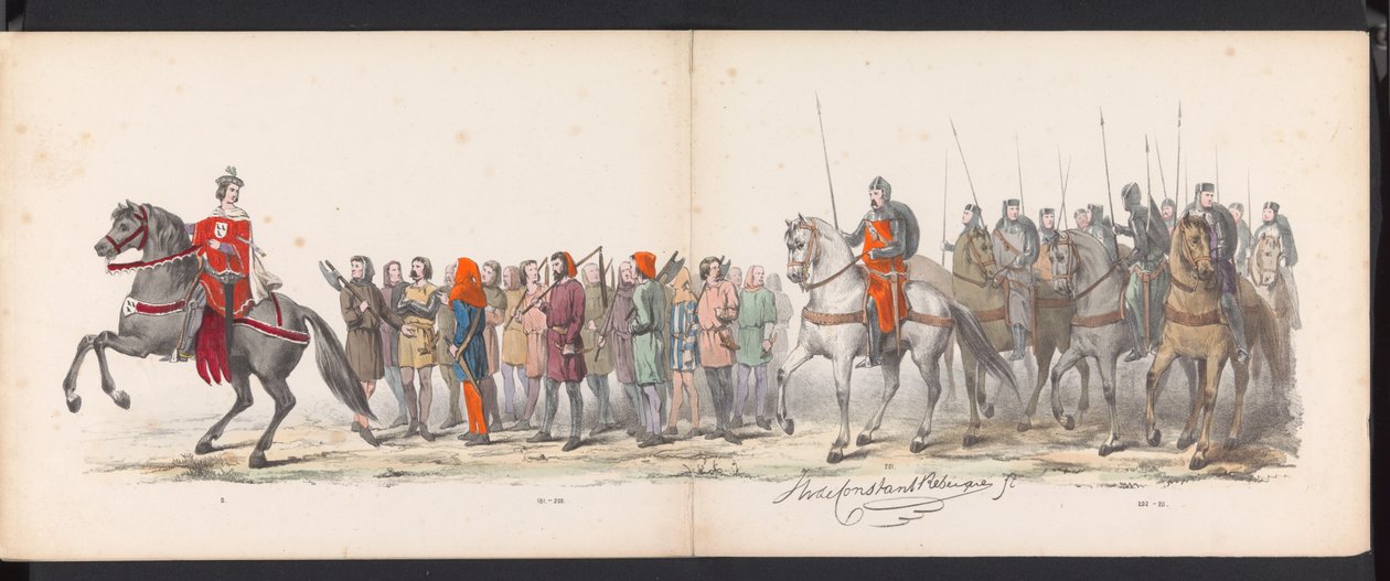 Masquerade of the Leiden Students, 1865 (plate 15) by Jan Daniël Cornelis Carel Willem baron de Constant Rebecque