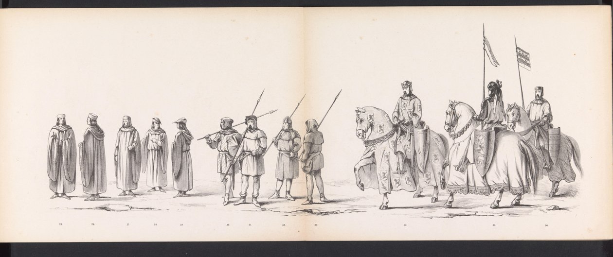 Masquerade of the Leiden Students, 1865 (Plate 3) by Jan Daniël Cornelis Carel Willem baron de Constant Rebecque