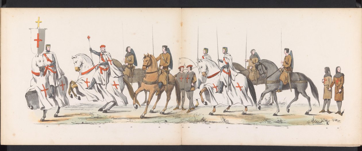 Masquerade of the Leiden Students, 1865 (plate 5) by Jan Daniël Cornelis Carel Willem baron de Constant Rebecque