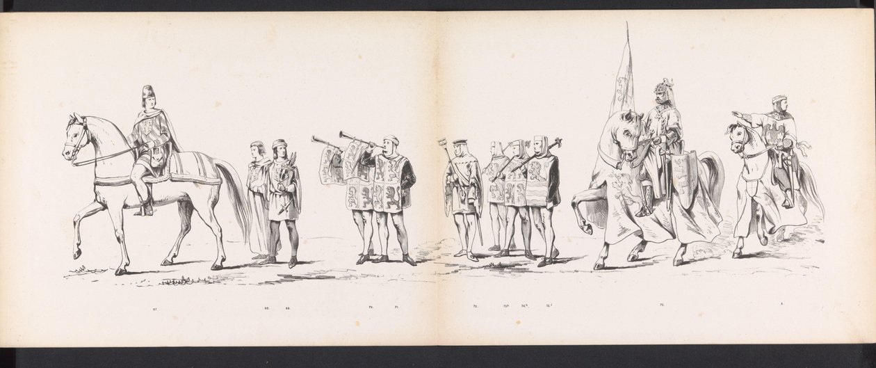 Masquerade of the Leiden Students, 1865 (plate 6) by Jan Daniël Cornelis Carel Willem baron de Constant Rebecque