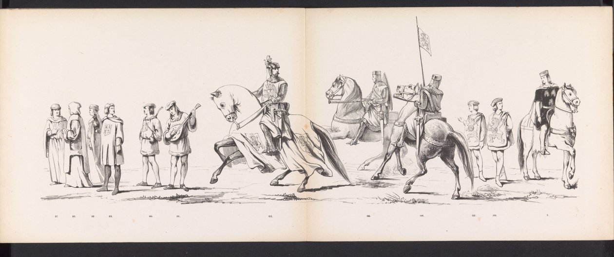 Masquerade of Leiden Students, 1865 (Plate 8) by Jan Daniël Cornelis Carel Willem baron de Constant Rebecque