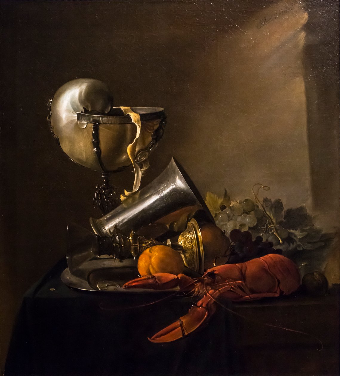 Still Life with Nautilus Cup and Lobster by Jan Davidsz. de Heem