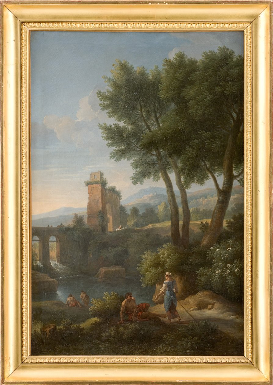 Landscape with Bridge by Jan Frans van Bloemen