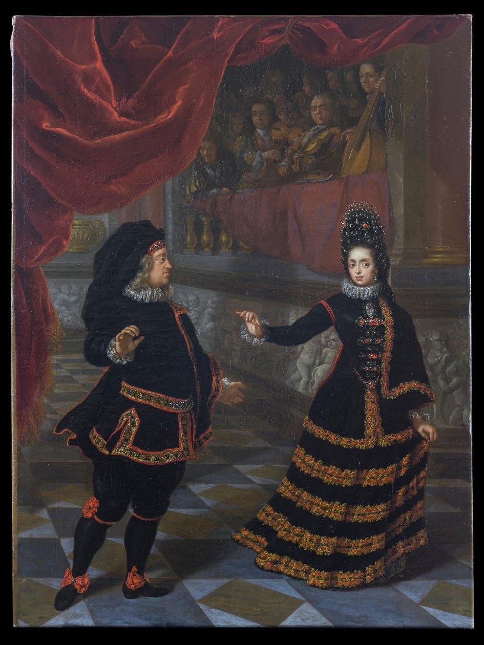 Electress Palatine Dancing with Her Husband by Jan Frans van Douven