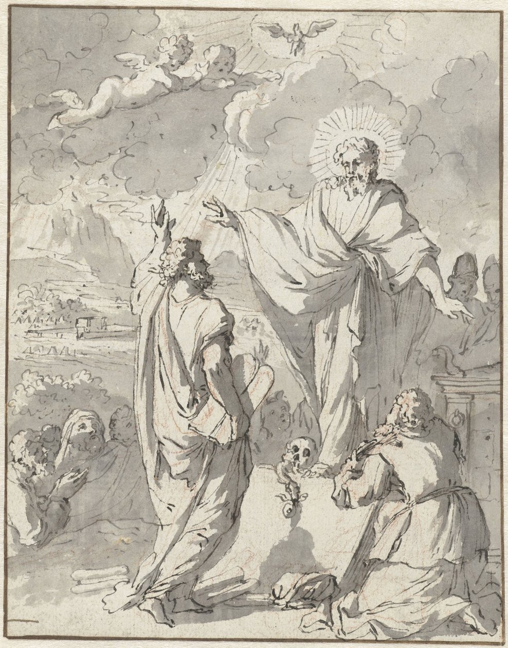 Moses Receiving the Tablets of the Law from God by Jan Goeree