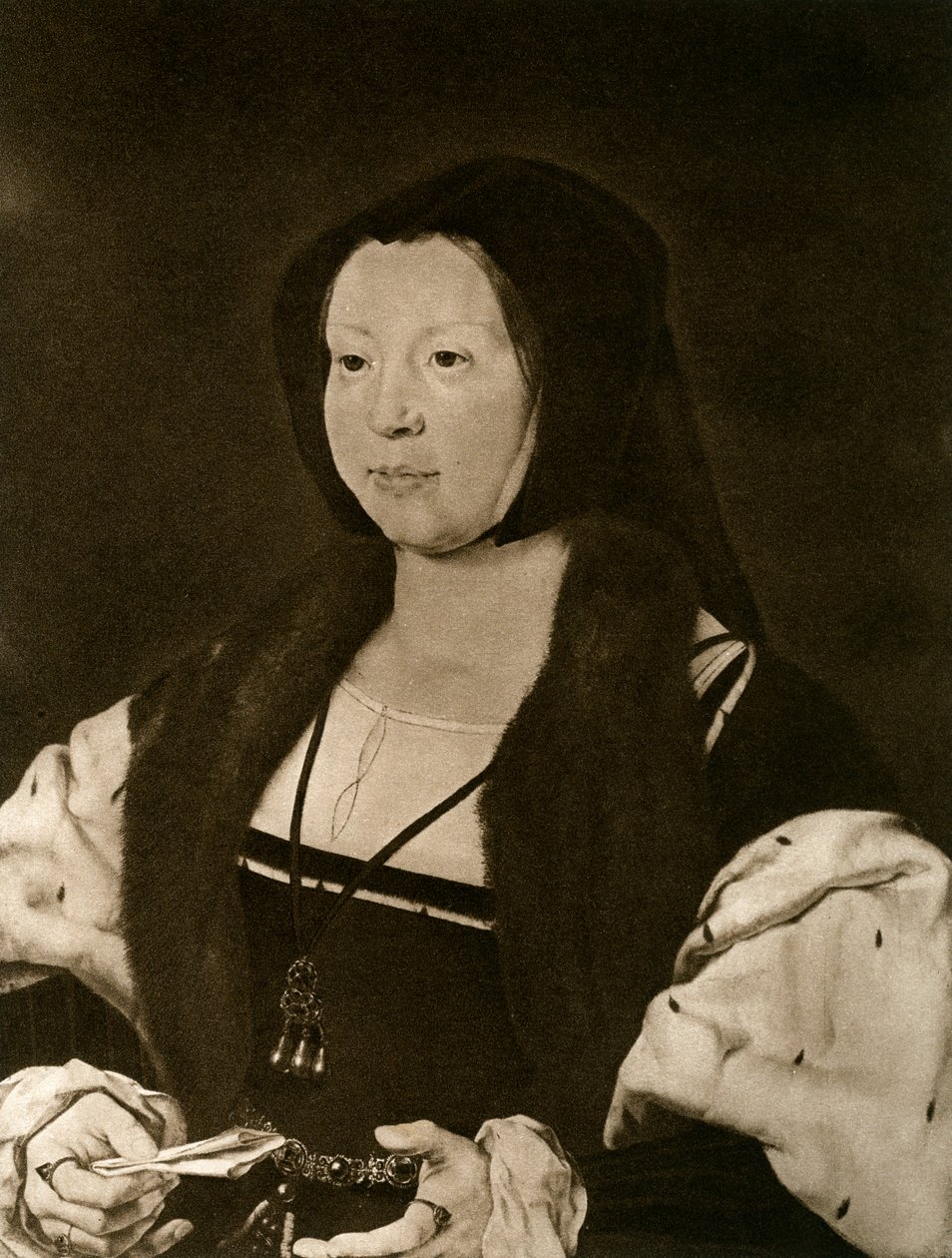 Anne, Marquise de Veere, wife of Adolphe De Bourgogne by Jan Gossaert