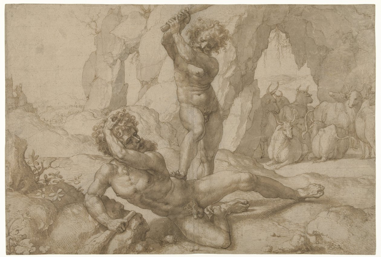 Hercules and Cacus by Jan Gossart