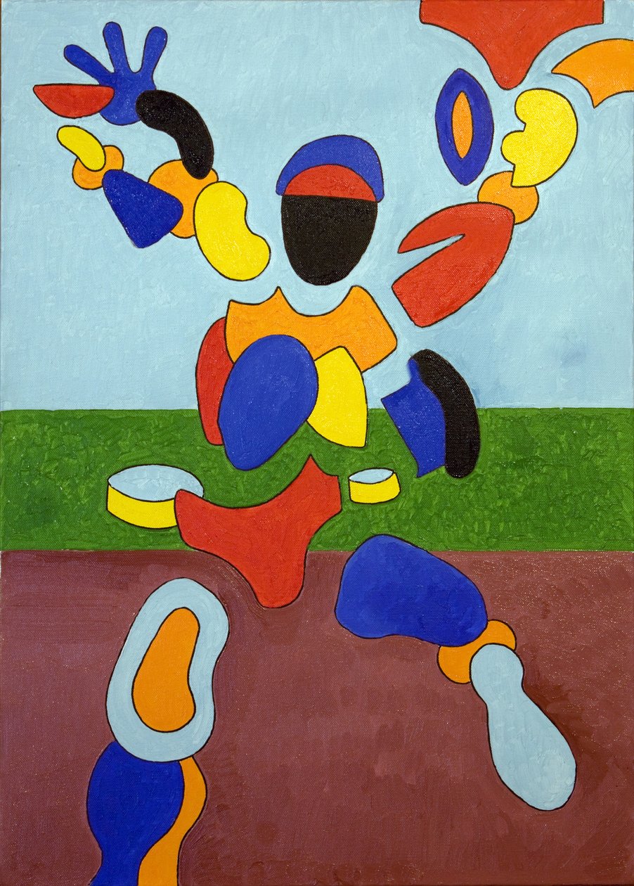 The Athlete, disintegrating at the Moment of his Triumph, 2007 by Jan Groneberg