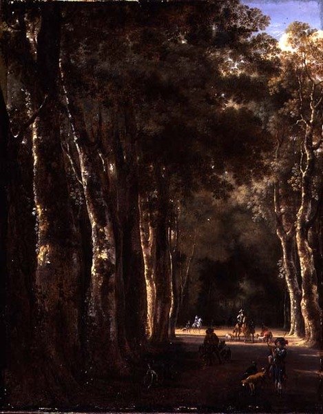 The Avenue by Jan Hackaert