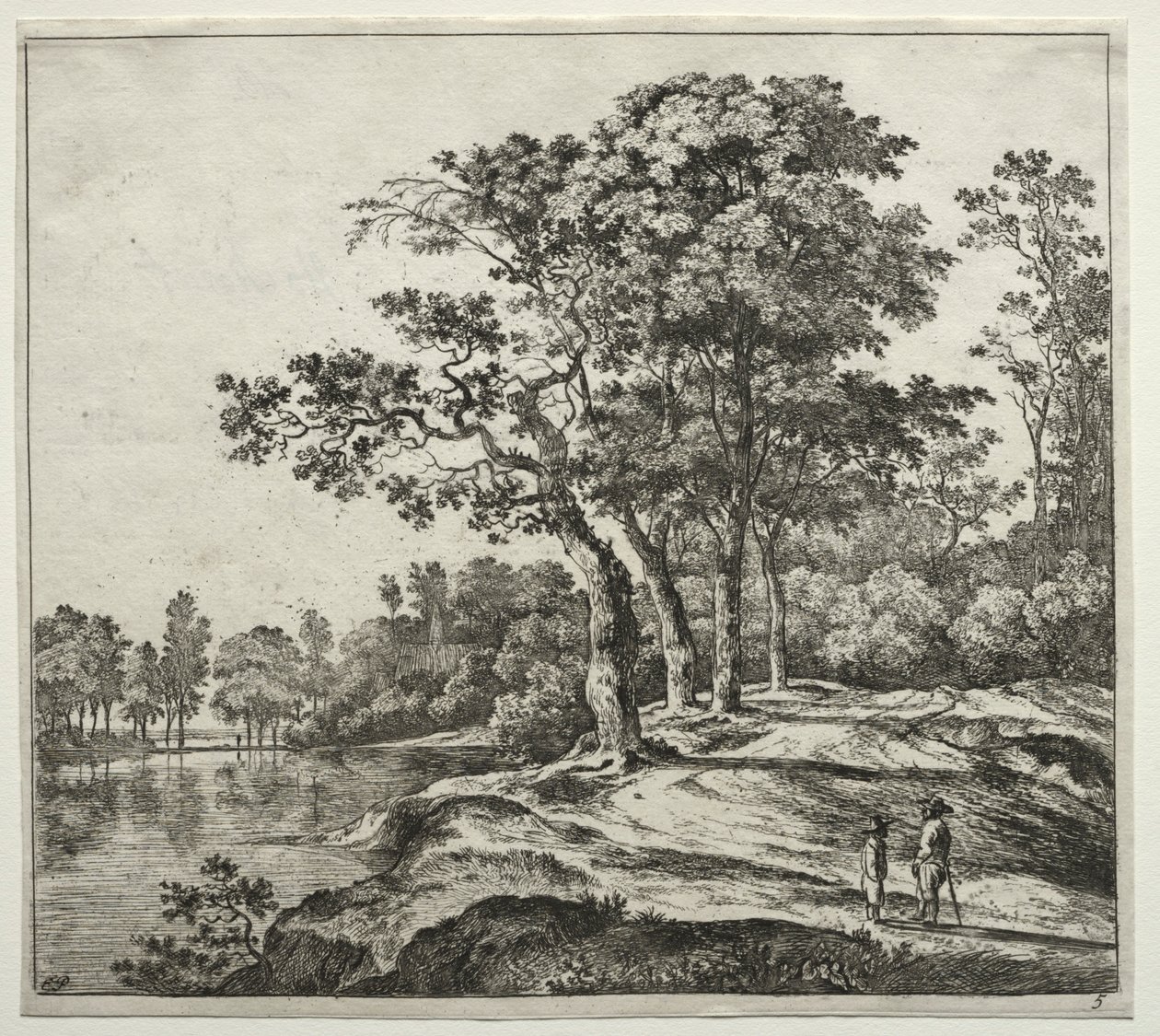 The Four Trees by Jan Hackaert