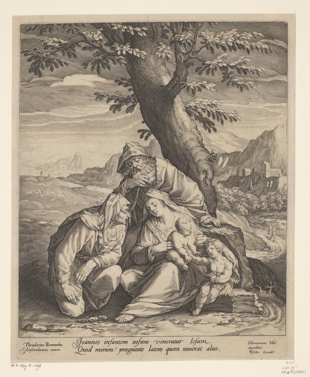 Holy Family with Elizabeth and John the Baptist by Jan Harmensz. Muller