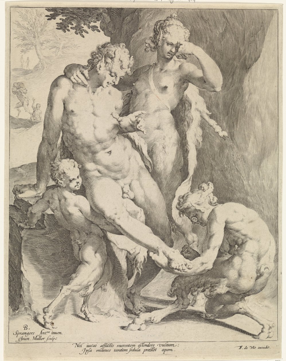 Oreads Removing a Thorn from a Satyr