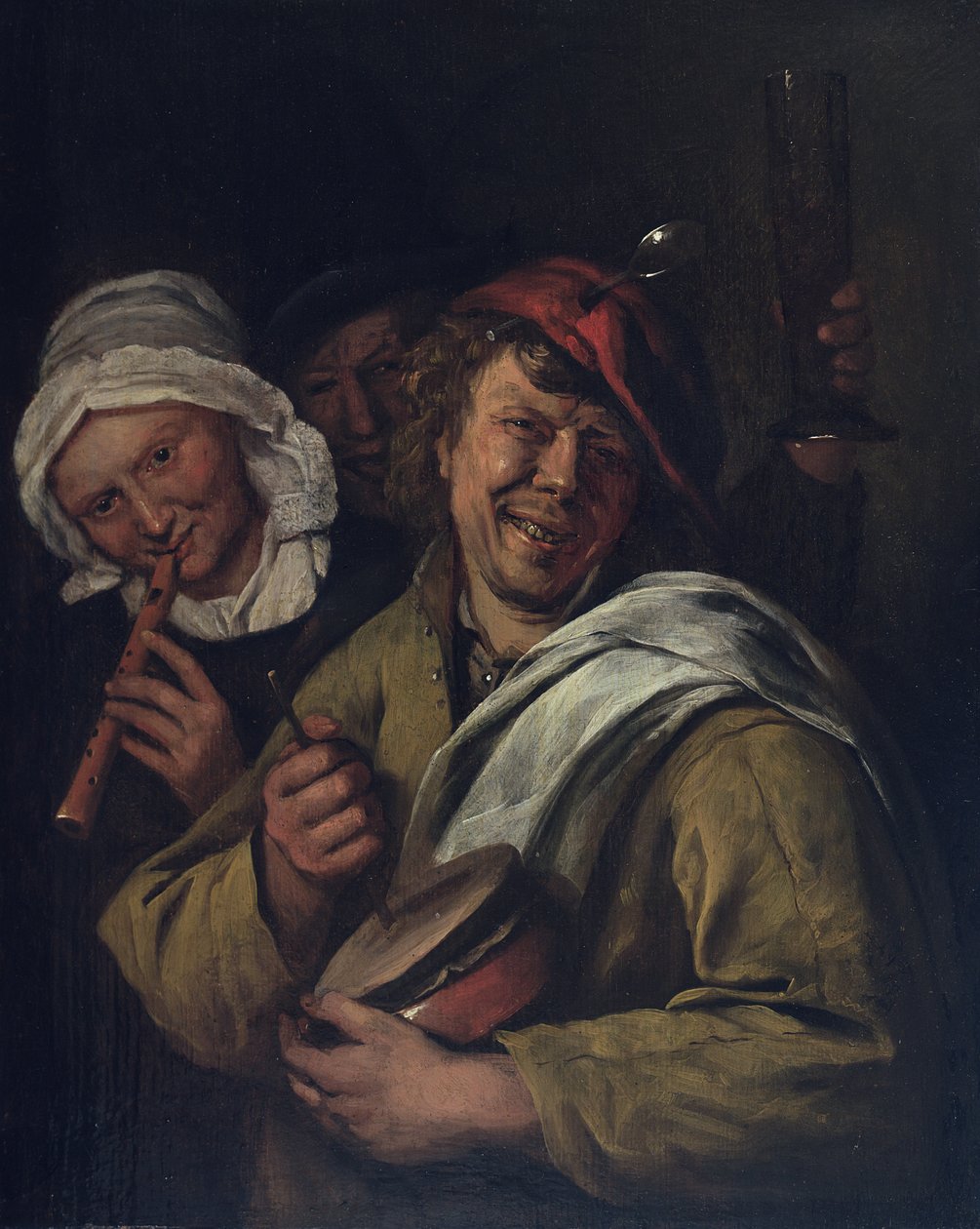 The Rommelpot: Interior with Three Figures by Jan Havicksz. Steen