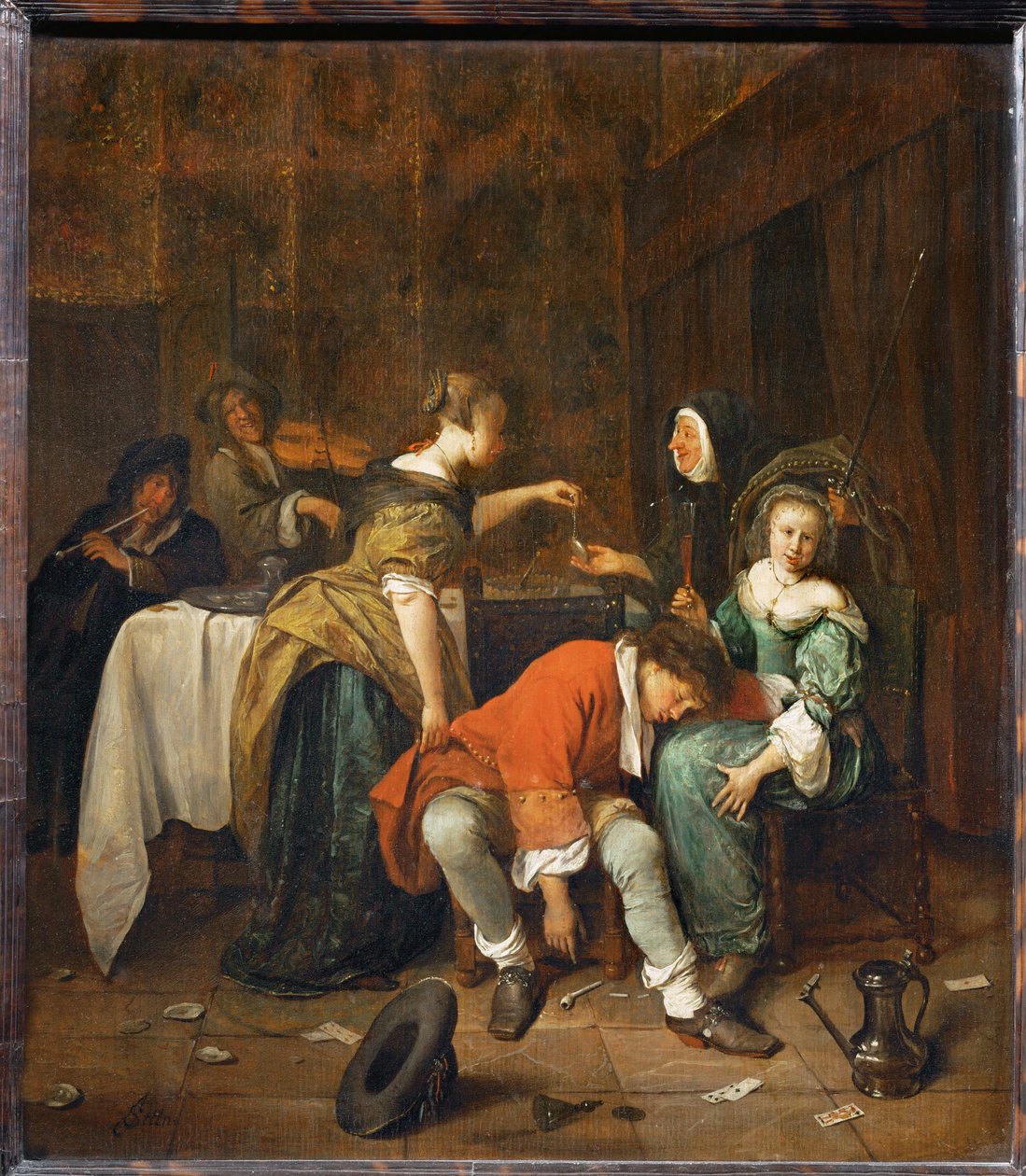 Wicked company by Jan Havicksz. Steen