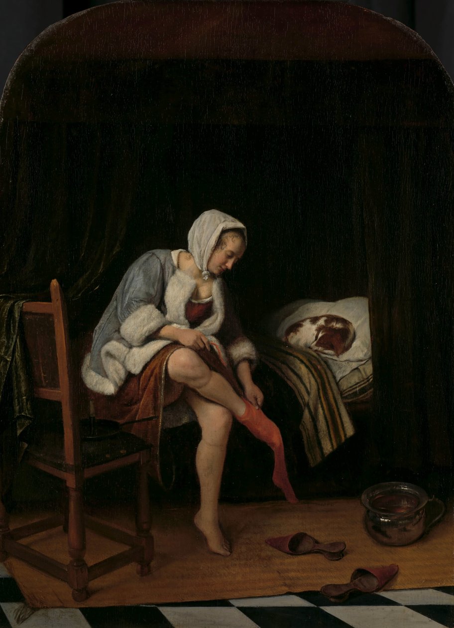 Woman at Her Toilet by Jan Havicksz. Steen