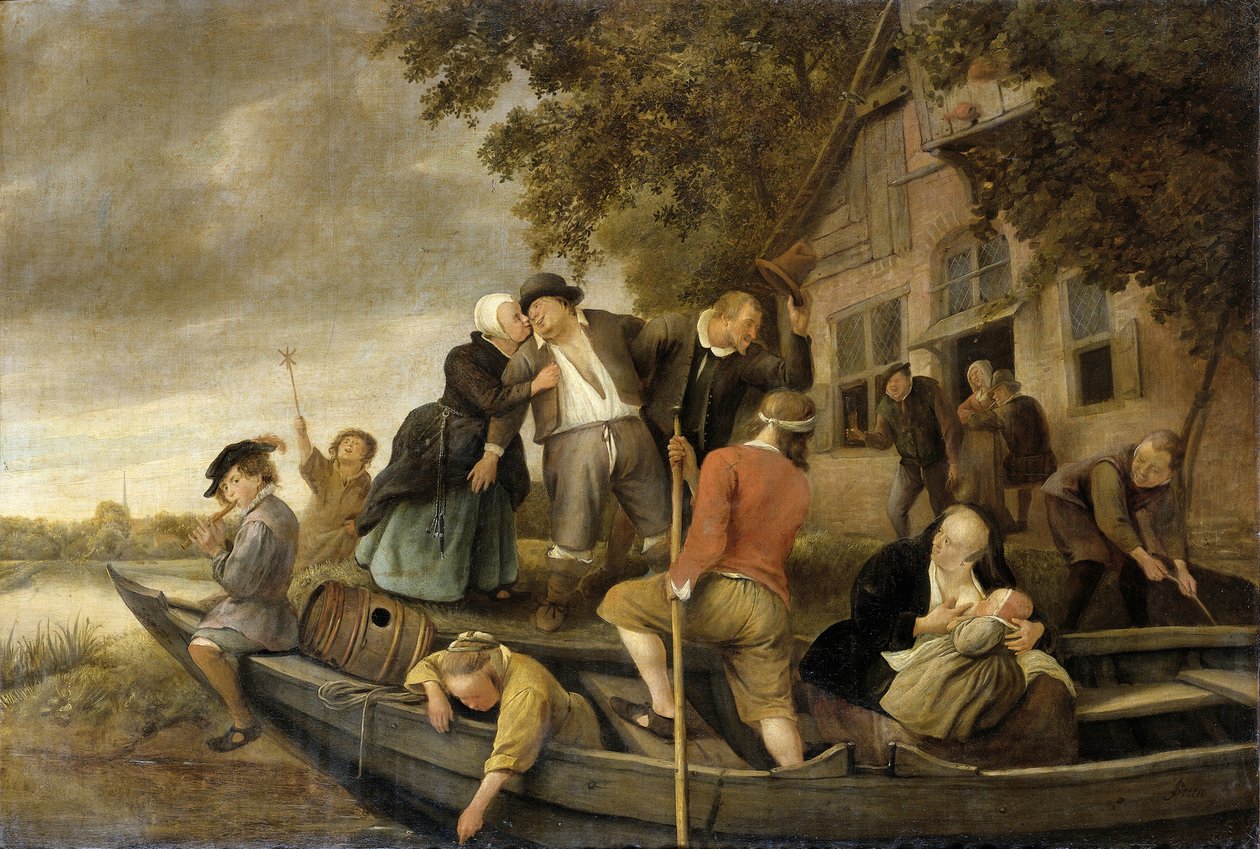 The Merry Homecoming by Jan Havickszoon Steen