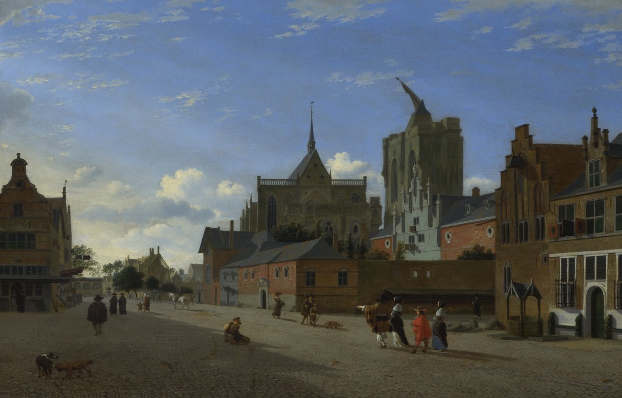 A View in Cologne by Jan Heyden van der