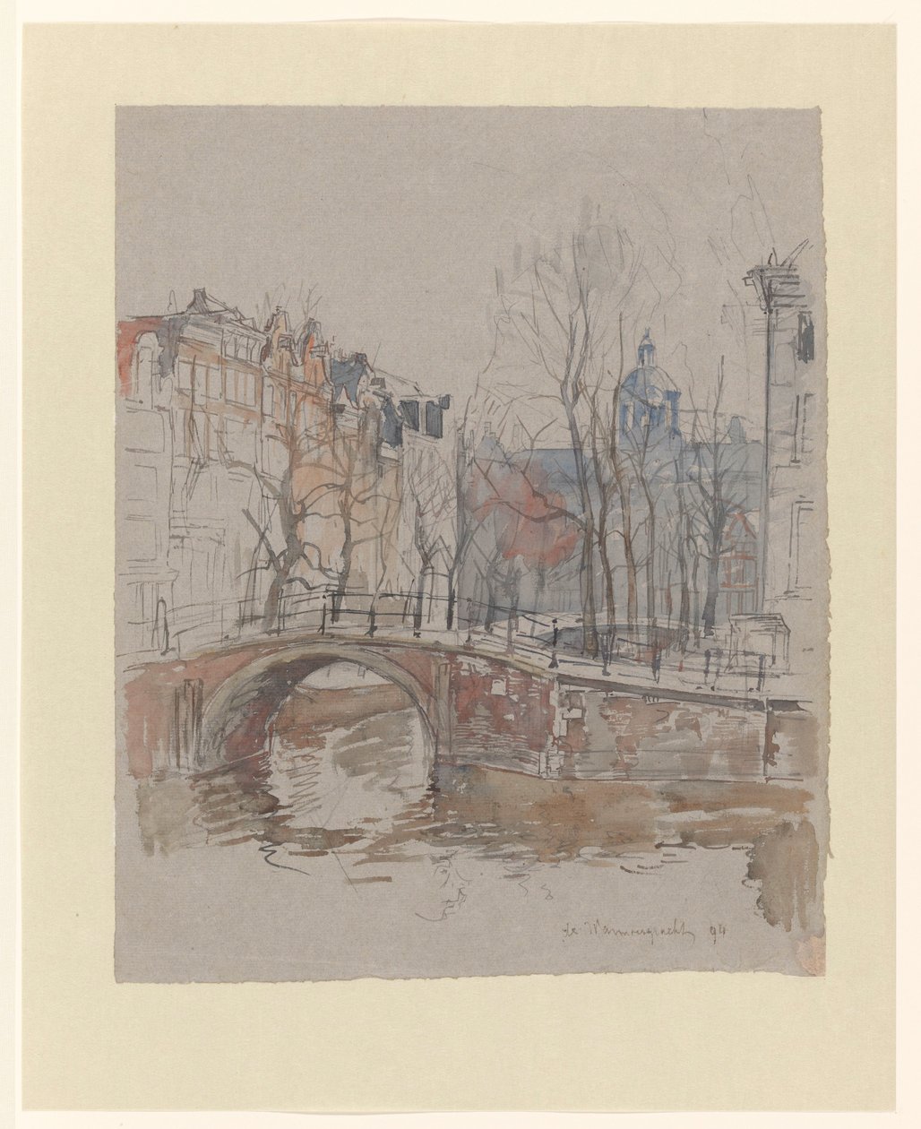The Warmoesgracht by Jan Hoynck van Papendrecht