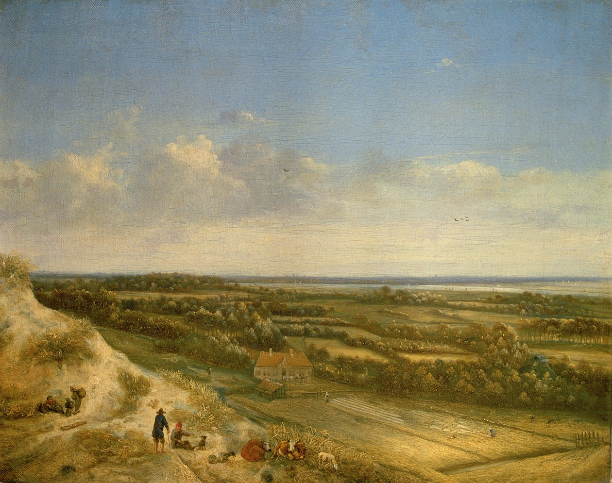 Dune Landscape, Presumably near Santpoort by Jan II Vermeer van Haarlem