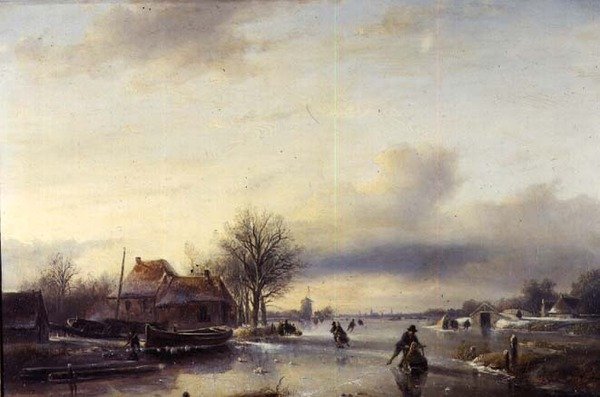 Winter Landscape by Jan Jacob Spohler